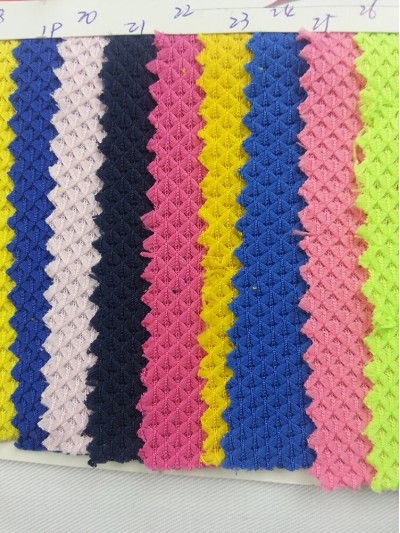 HK  KNSR  No.1-174滌綸鑽石提花吸濕排汗運動布 細節-5